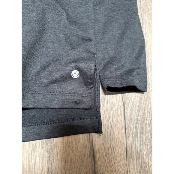 Apana Womans READ Charcoal Gray Pullover Hoodie XL 90% Polyester 10% Spandex Lon - Picture 2 of 7